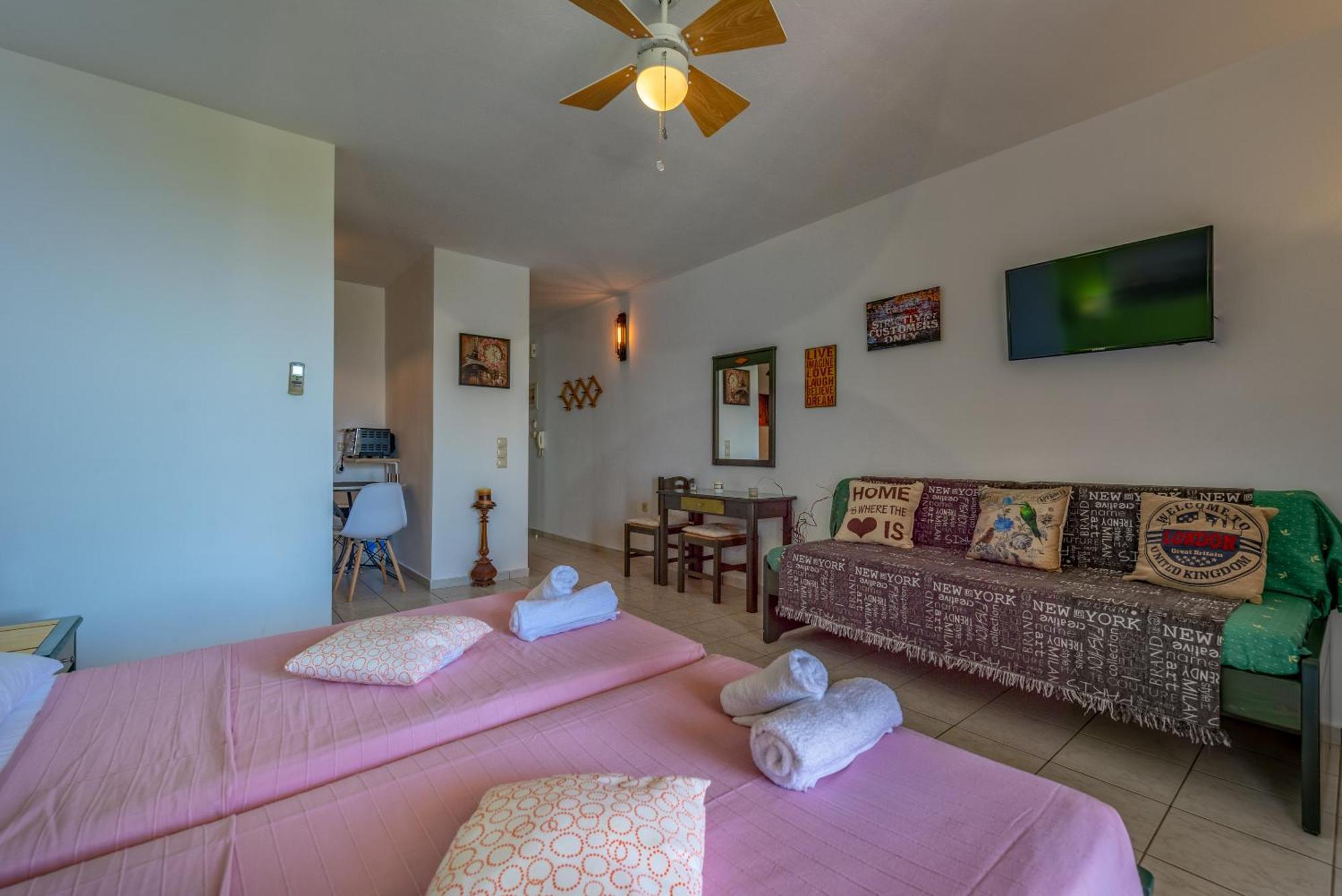 זקינטוס טאון Mandy Seafront Studios חדר תמונה